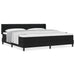 Pat boxspring cu saltea cu saltea Negru 200 x 200 cm - WALTI WALTI