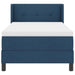 Pat boxspring cu saltea cu saltea albastru 90 x 190 cm - WALTI WALTI