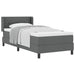 Pat boxspring cu saltea cu saltea Gri închis 90 x 200 cm - WALTI WALTI