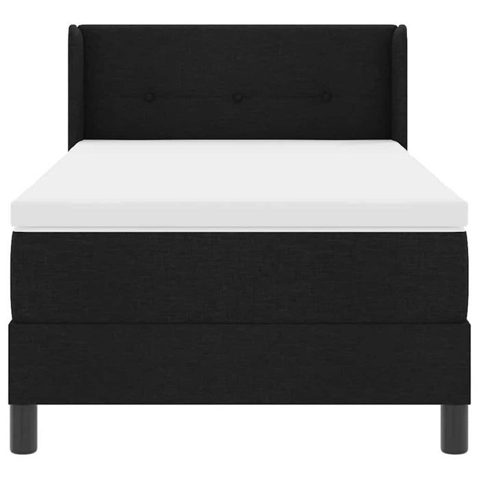 Pat boxspring cu saltea cu saltea Negru 90 x 200 cm - WALTI WALTI