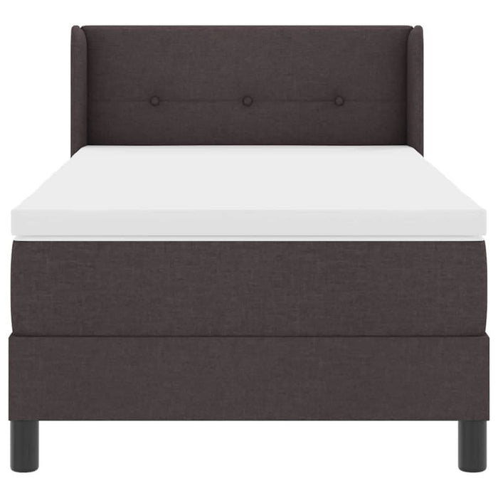 Pat boxspring cu saltea cu saltea Maro închis 90 x 200 cm - WALTI WALTI