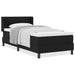 Pat boxspring cu saltea cu saltea Negru 100 x 200 cm - WALTI WALTI