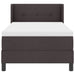 Pat boxspring cu saltea cu saltea Maro închis 100 x 200 cm - WALTI WALTI
