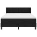 Pat cu arcuri cu saltea Negru 200 x 160 cm Poliester - WALTI WALTI