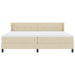Pat boxspring cu saltea cu saltea Crem 200 x 200 cm - WALTI WALTI