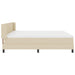 Pat boxspring cu saltea cu saltea Crem 200 x 200 cm - WALTI WALTI
