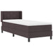 Pat boxspring cu saltea cu saltea Maro închis 80 x 200 cm - WALTI WALTI