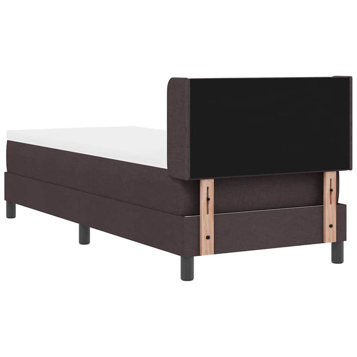 Pat boxspring cu saltea cu saltea Maro închis 80 x 200 cm - WALTI WALTI