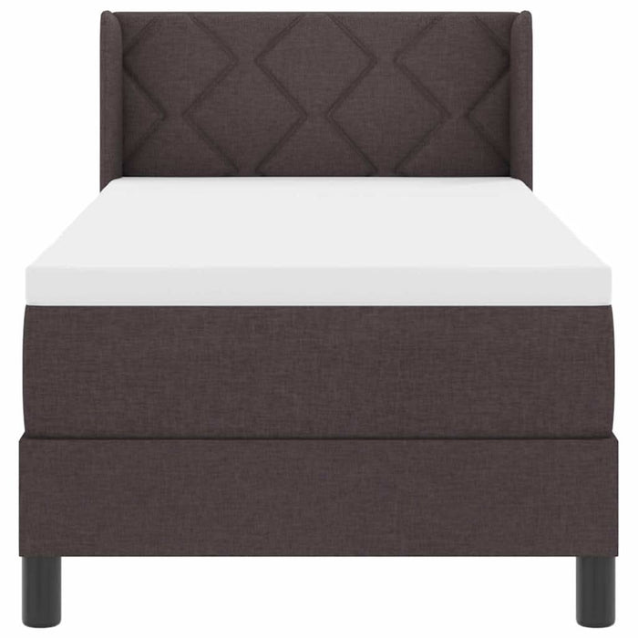 Pat boxspring cu saltea cu saltea Maro închis 80 x 200 cm - WALTI WALTI