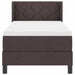 Pat boxspring cu saltea cu saltea Maro închis 80 x 200 cm - WALTI WALTI