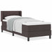 Pat boxspring cu saltea cu saltea Maro închis 80 x 200 cm - WALTI WALTI