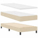 Pat boxspring cu saltea cu saltea cu headboard Crem 80 x 200 cm - WALTI WALTI