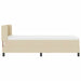 Pat boxspring cu saltea cu saltea cu headboard Crem 80 x 200 cm - WALTI WALTI