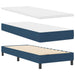 Pat boxspring cu saltea cu saltea albastru 80 x 200 cm - WALTI WALTI