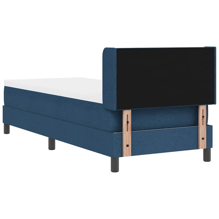 Pat boxspring cu saltea cu saltea albastru 80 x 200 cm - WALTI WALTI