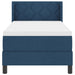 Pat boxspring cu saltea cu saltea albastru 80 x 200 cm - WALTI WALTI