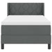 Pat boxspring cu saltea cu saltea Gri închis 90 x 190 cm - WALTI WALTI