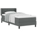 Pat boxspring cu saltea cu saltea Gri închis 90 x 190 cm - WALTI WALTI