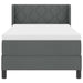 Pat boxspring cu saltea cu saltea Gri închis 90 x 200 cm - WALTI WALTI