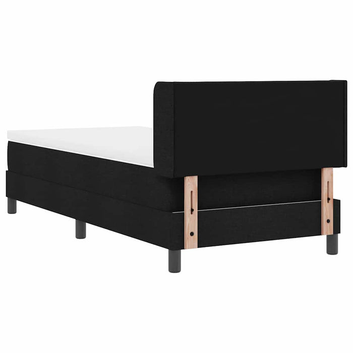 Pat boxspring cu saltea cu saltea Negru 90 x 200 cm - WALTI WALTI