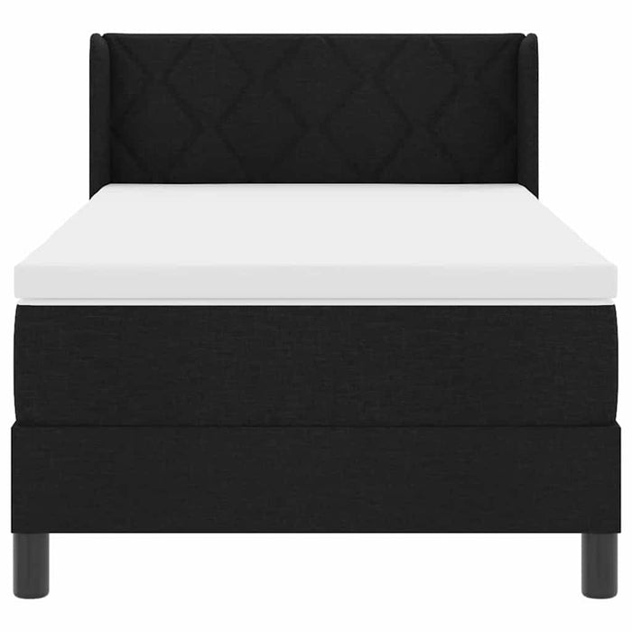 Pat boxspring cu saltea cu saltea Negru 90 x 200 cm - WALTI WALTI