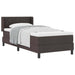 Pat boxspring cu saltea cu saltea Maro închis 90 x 200 cm - WALTI WALTI
