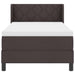 Pat boxspring cu saltea cu saltea Maro închis 100 x 200 cm - WALTI WALTI