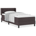 Pat boxspring cu saltea cu saltea Maro închis 100 x 200 cm - WALTI WALTI