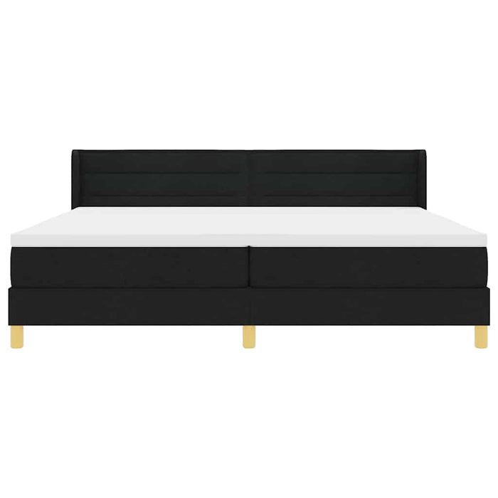 Pat cu arcuri Negru și Alb și Negru 200 x 200 cm Spumă - WALTI WALTI