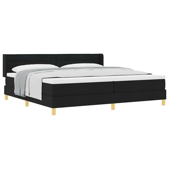 Pat cu arcuri Negru și Alb și Negru 200 x 200 cm Spumă - WALTI WALTI