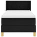 Pat cu arcuri cu saltea Negru 200 x 80 cm Poliester - WALTI WALTI
