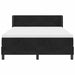 Pat cu arcuri cu saltea Negru 200 x 140 cm Poliester - WALTI WALTI