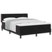 Pat cu arcuri cu saltea Negru 200 x 160 cm Poliester - WALTI WALTI