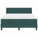 Pat cu arcuri cu saltea Verde închis 200 x 160 cm Poliester - WALTI WALTI