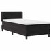Pat cu Saltea cu Arcuri Negru 100x200 cm Catifea Negru - WALTI WALTI