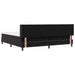 Pat cu Saltea cu Arcuri Negru 100x200 cm Catifea Negru - WALTI WALTI