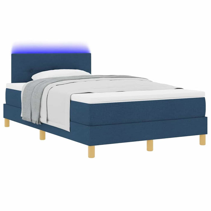 Pat cu arc LED cu saltea cu led albastru 120 x 200 cm țesătură - WALTI WALTI