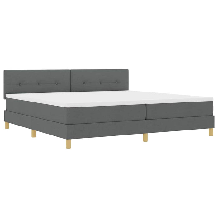 Pat cu arc LED cu benzi LED Gri închis 200 x 200 cm țesătură - WALTI WALTI