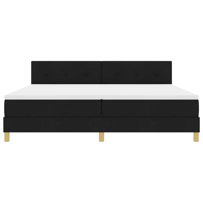 Pat cu arc LED cu benzi LED Negru 200 x 200 cm țesătură - WALTI WALTI