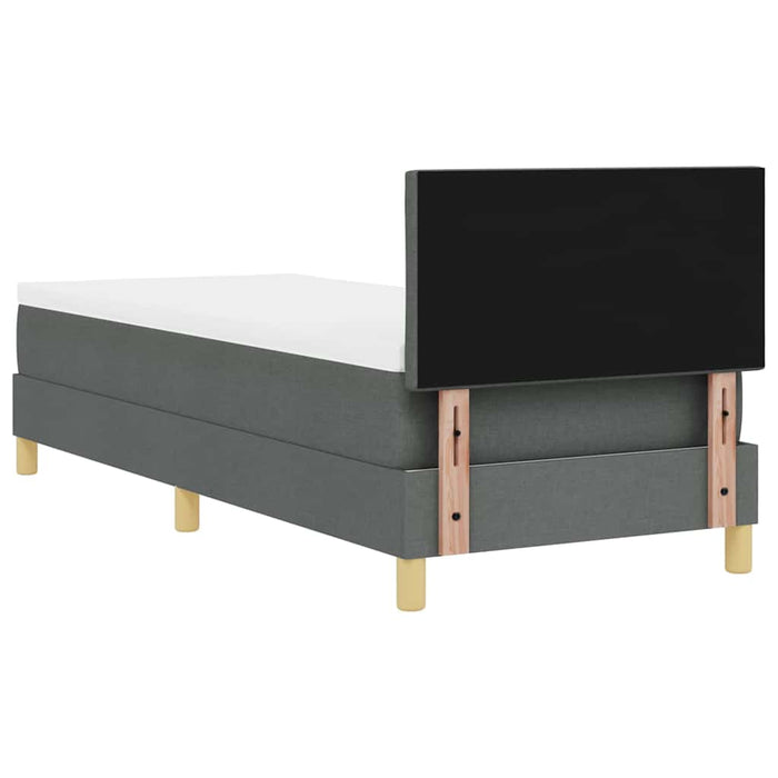 Pat cu arc LED cu saltea cu led Gri închis 80 x 200 cm țesătură - WALTI WALTI