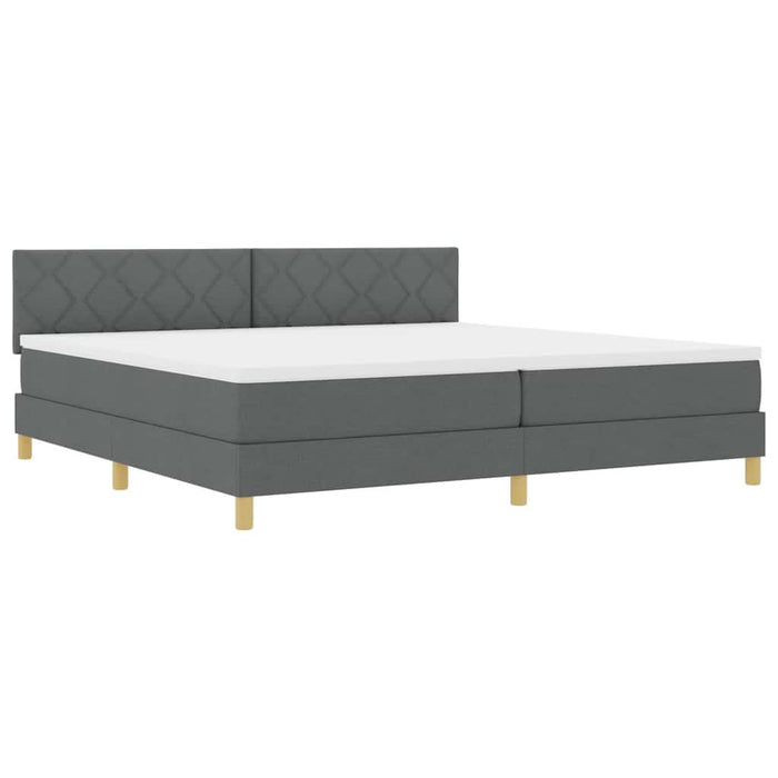 Pat cu arc LED cu benzi LED Gri închis 200 x 200 cm țesătură WALTI