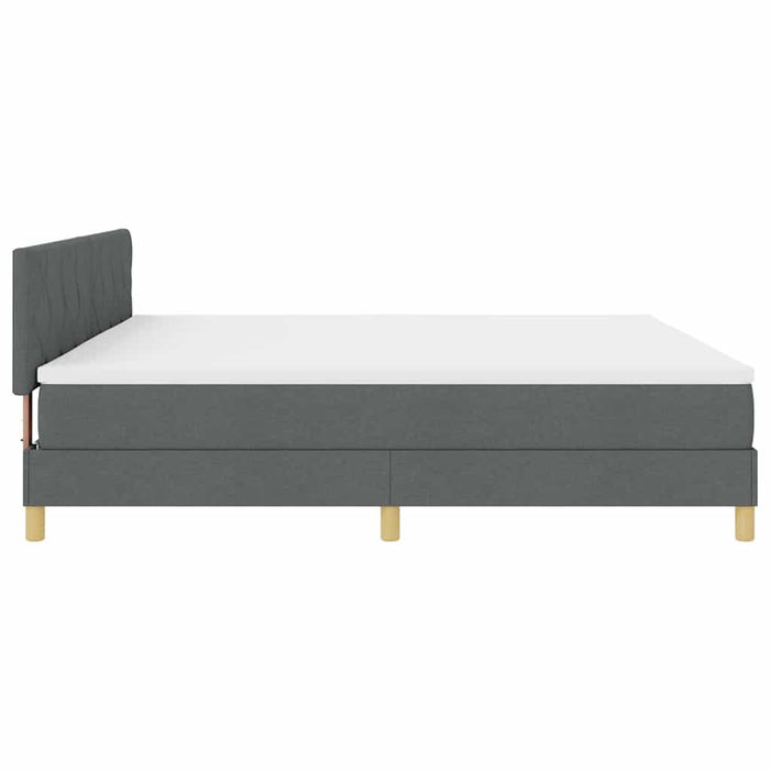 Pat cu arc LED cu benzi LED Gri închis 200 x 200 cm țesătură WALTI