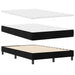 Pat cu arc LED cu saltea cu led Negru 120 x 190 cm Catifea - WALTI WALTI