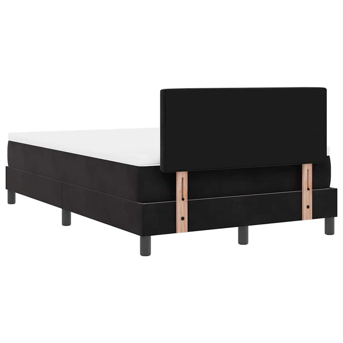 Pat cu arc LED cu saltea cu led Negru 120 x 190 cm Catifea - WALTI WALTI