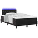 Pat cu arc LED cu saltea cu led Negru 120 x 190 cm Catifea - WALTI WALTI