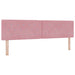 Pat cu arc LED cu saltea cu led Roz 180 x 200 cm Catifea - WALTI WALTI