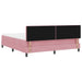 Pat cu arc LED cu saltea cu led Roz 180 x 200 cm Catifea - WALTI WALTI