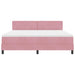 Pat cu arc LED cu saltea cu led Roz 180 x 200 cm Catifea - WALTI WALTI