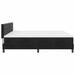 Pat cu arc LED cu headboard Negru 200 x 200 cm Catifea - WALTI WALTI