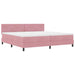 Pat cu arc LED cu saltea cu led Roz 200 x 200 cm Catifea - WALTI WALTI